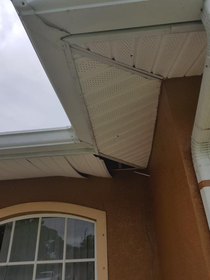 Broken Ceiling — Beach, FL — Enterprise Seamless Gutters