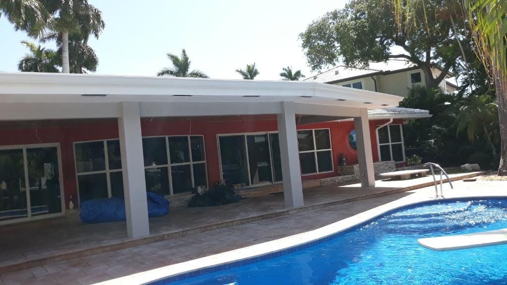 White Gutter — Beach, FL — Enterprise Seamless Gutters