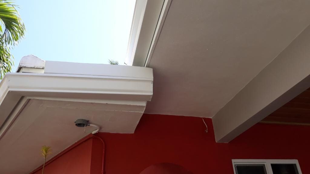White Gutter and Ceiling — Beach, FL — Enterprise Seamless Gutters