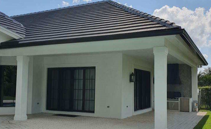 Modern Roof Gutter — Beach, FL — Enterprise Seamless Gutters