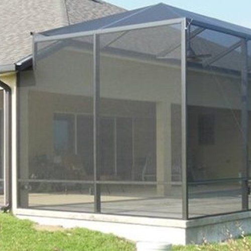 Enclosure At The Backyard — Beach, FL — Enterprise Seamless Gutters