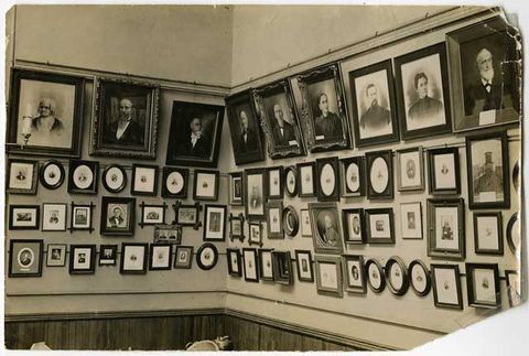 Wall of our portrait collection