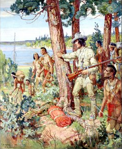 Etienne Brule among the Sioux
