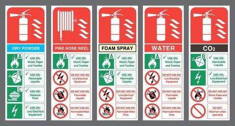 Fire extinguisher logo