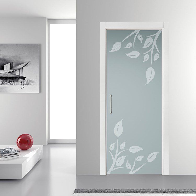 Vetro d'arredo con decori
