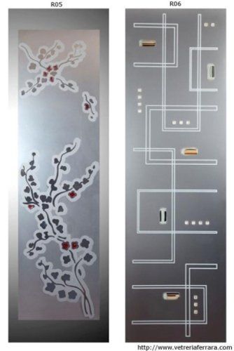 Vetri d'arredo per infissi decorati