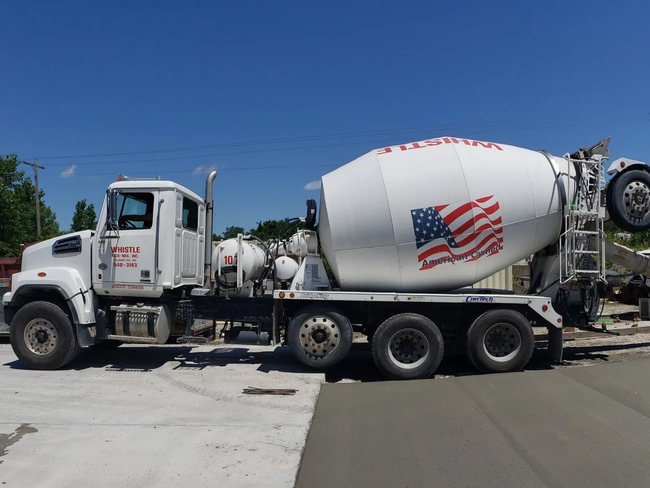 Ready mix concrete truck