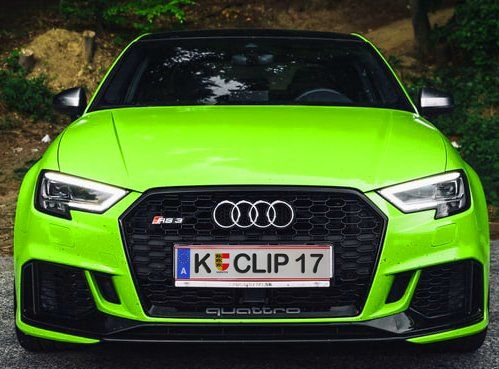 Audi RS Rahmenlose Kennzeichenhalter aus Österreich. Cleansign®Superflat. Der beste Kennzeichenhalter am österreichischen Tuningmarkt. Kennzeichenhalterung PDC tauglich TÜV erlaubt legal
