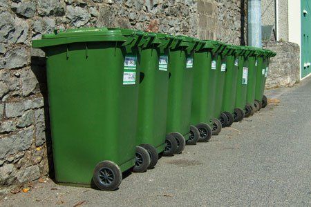 wheelie bins