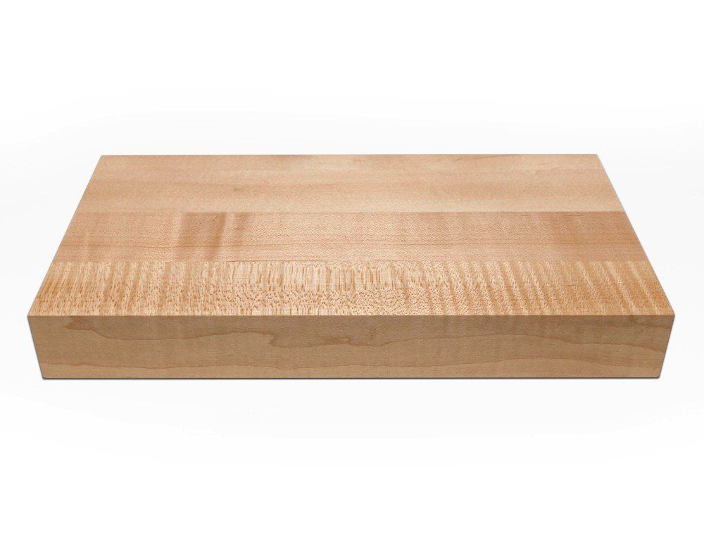 Workbench countertop with butcher block finish option