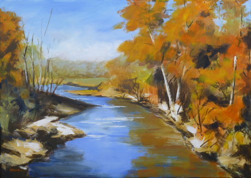 A River Runs Through It oil painting