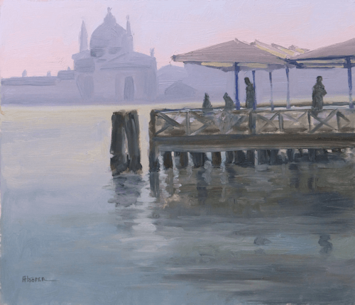 Evening On The Zattere, Venice oil painting