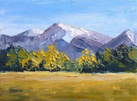 Rocky Mountain High oil painting