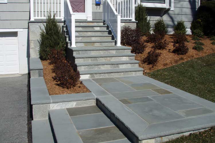 Modernized Stone Stairs — Thornwood, NY — Harry Hudd Architectural Landscapes