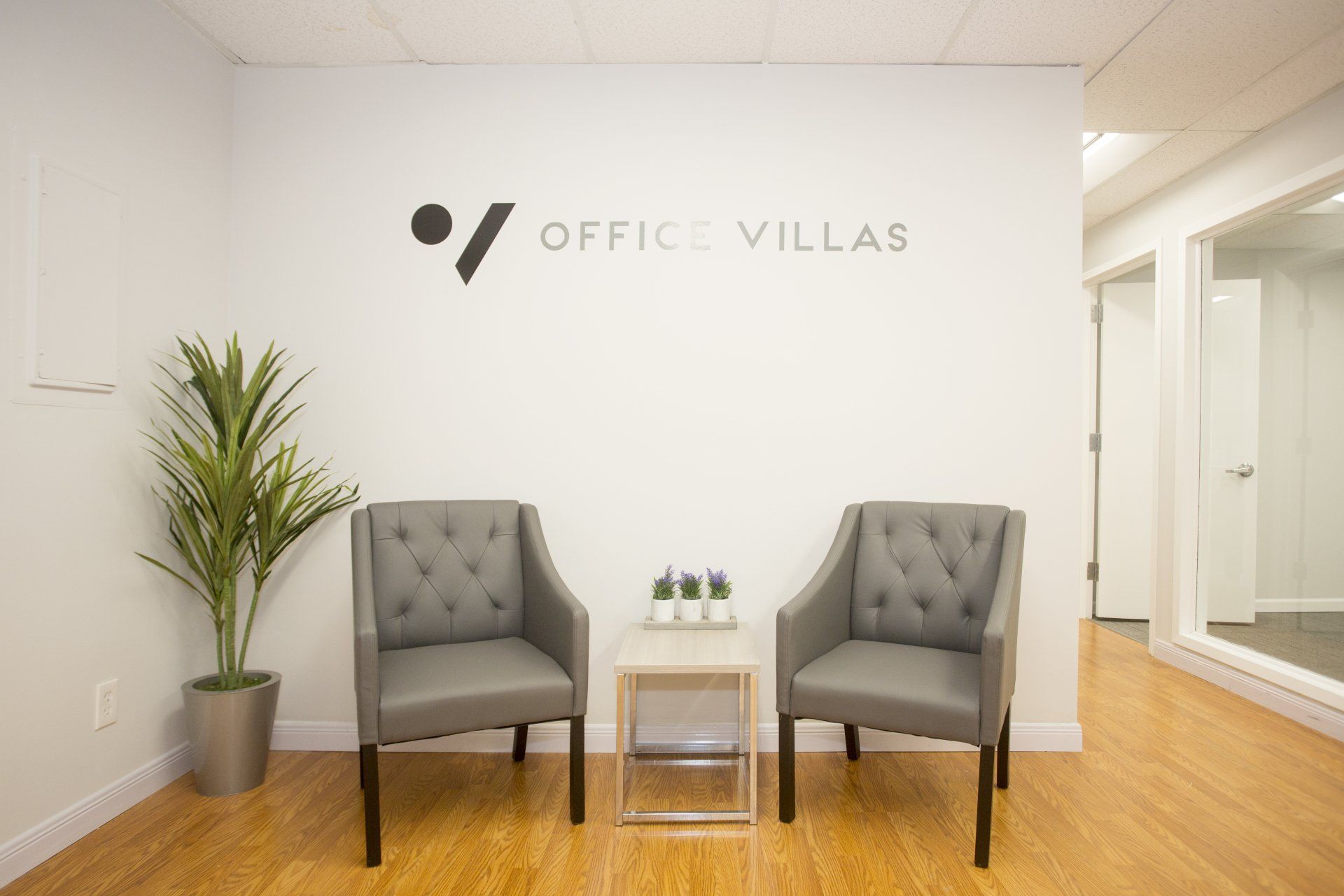 Modern industrial chic office building with spaces for rent in great neck, Long Island NY
