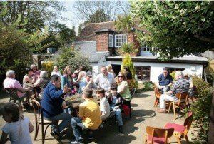 The Wheatsheaf Inn Willingdon - Beer Garden