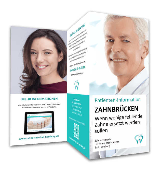 Flyer Zahnbrücken Flyer Zahnbrücken