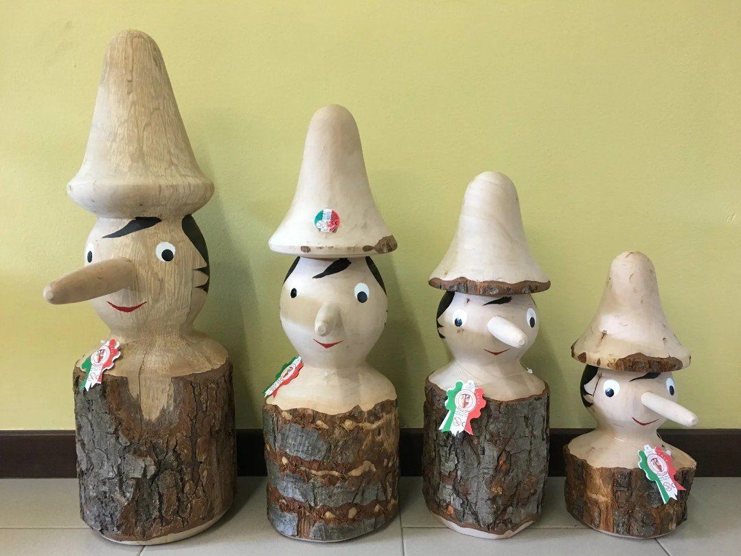 Pinocchio bark line in various sizes