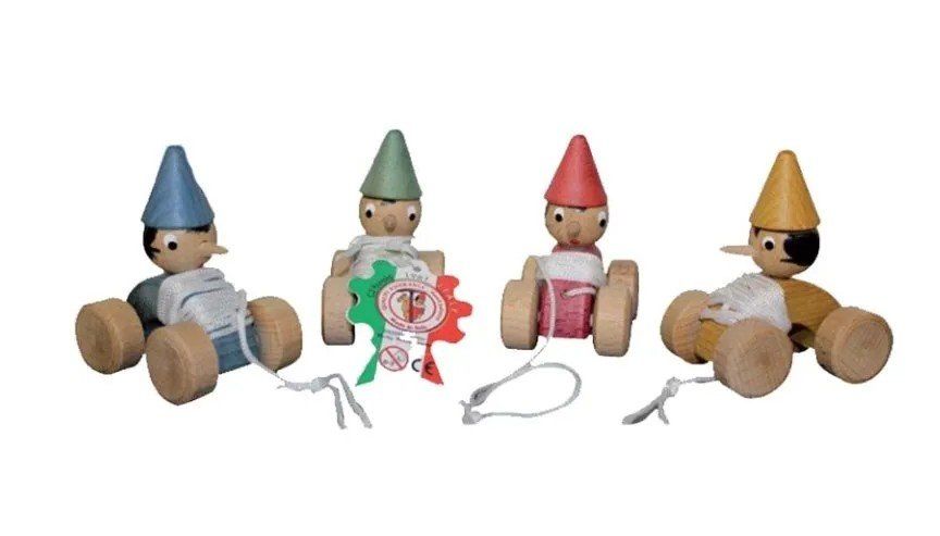 Pinocchio toy car