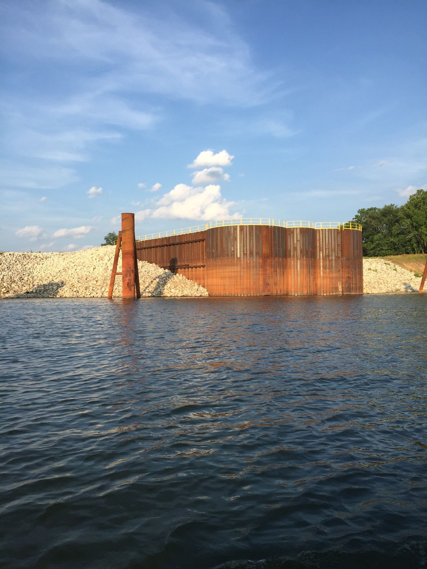 Construction site at the port - Earthmoving in Chesapeake, Ohio
