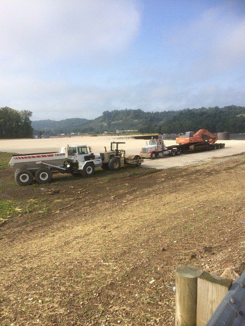Trucks in construction site - Earthmoving in Chesapeake, Ohio