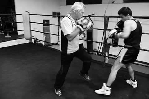 aula de boxe