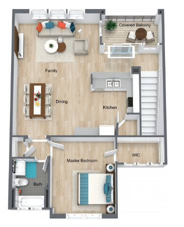 Floor Plan C, 2nd Floor
