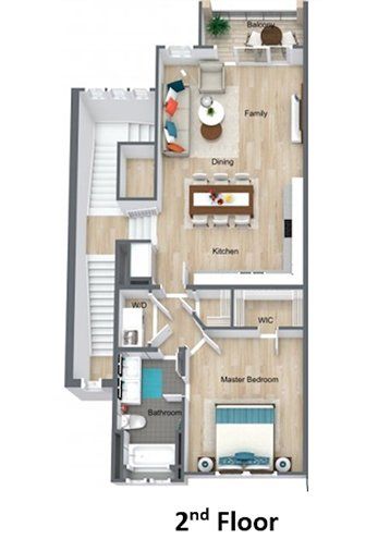 Floor Plan B, 2nd Floor