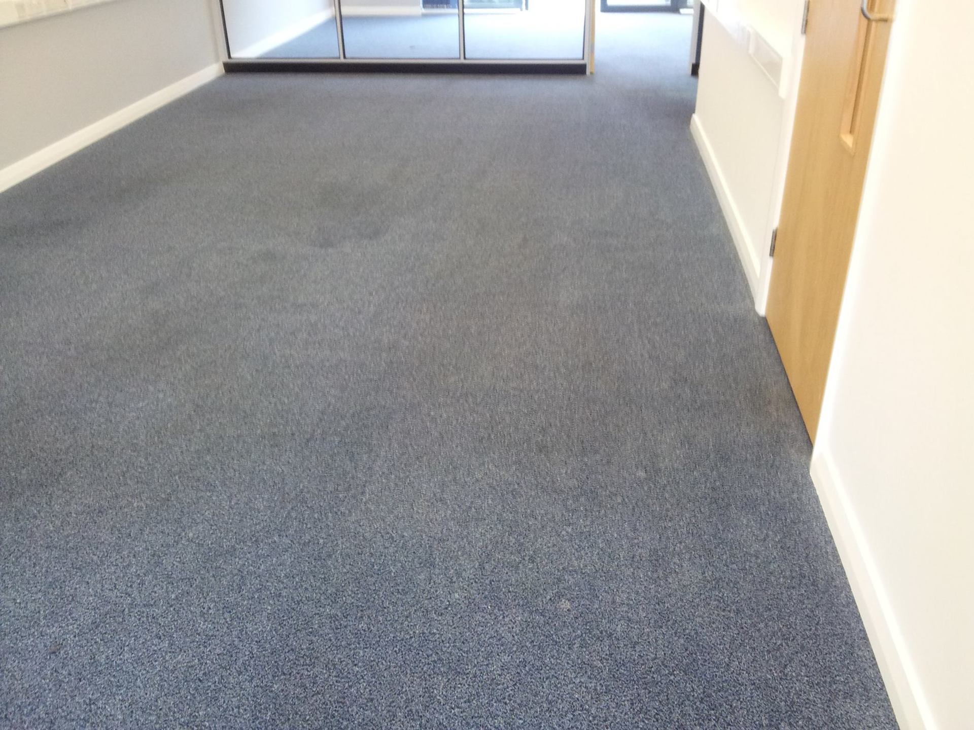 after floor cleaning