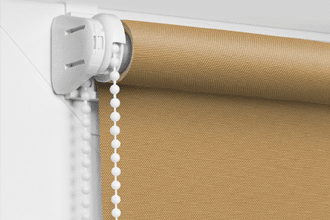 Brown roller shades — shades in Edison, NJ