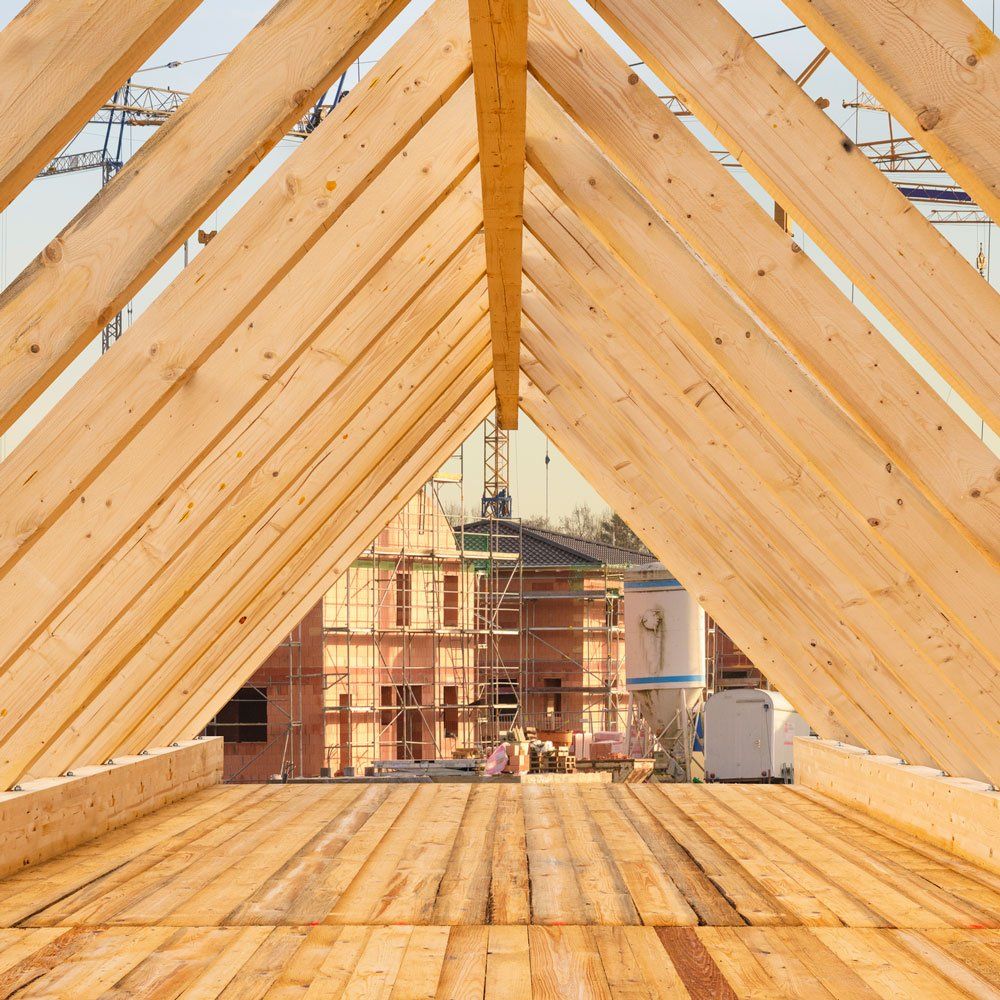 Roof Truss with Wooden Beams — Miami, FL — Security Bond Associates, Inc.