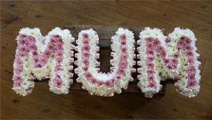 Mum Floral Letters