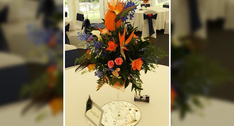Lympne Castle wedding flowers 4