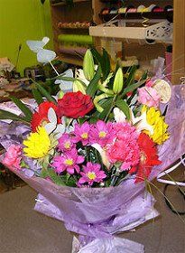 coloured bouquet