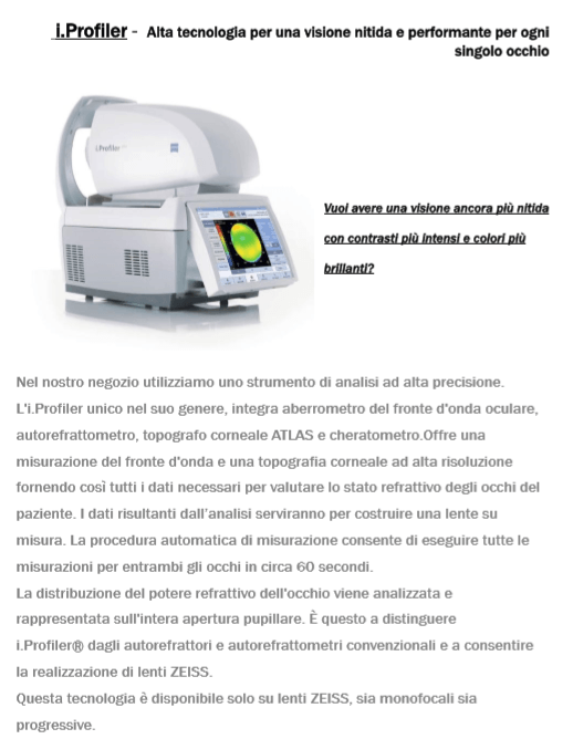 dettagli di funzionamento del macchinario per la creazione di lenti