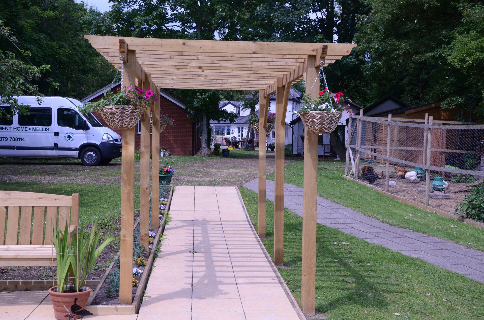 entrance of a care home
