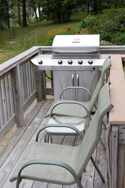 Deck with Grill
