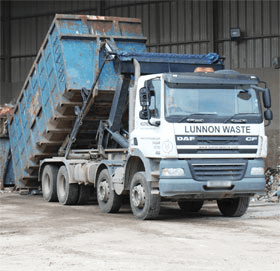 Skip Hire Lorry - Ongar - Lunnon Plant & Waste Services - Waste Transfer Skip Hire Lorry - Ongar - Lunnon Plant & Waste Services - Waste Transfer