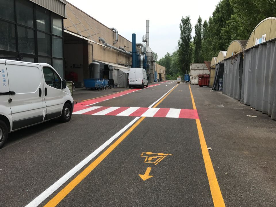 segnalazione pista ciclabile