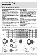 Informazioni accessori per montaggio caratteristiche accessori per montaggio, fascette per montaggio, fascette con prolunghe