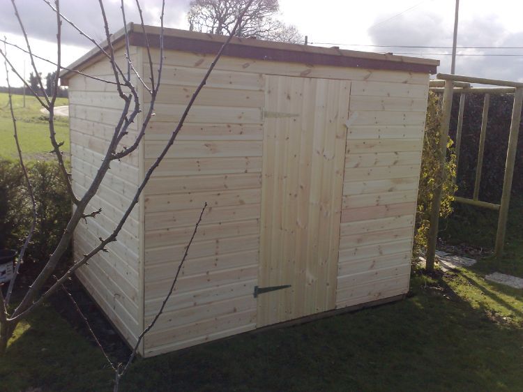 pent roof shed 12