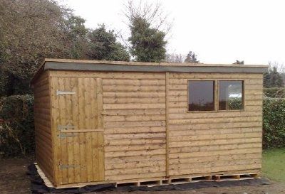 pent roof shed 15