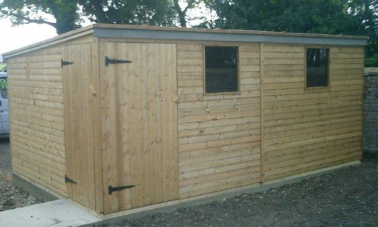 pent roof shed 48