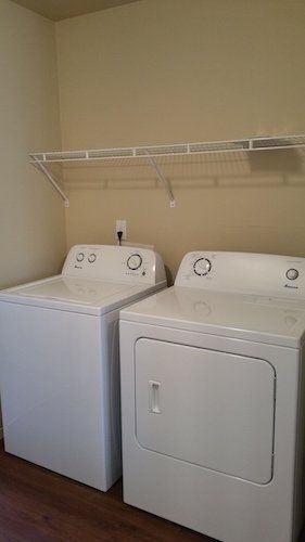 Full-size washer and dryer