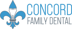 Get restorative, emergency, and cosmetic dental care in Baton Rouge, LA 70818 Concord Family Dental Logo | Cosmetic, Restorative, Emergency Dentist in Baton Rouge LA 70818