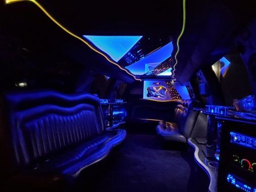Wedding Limousine Interior Picture