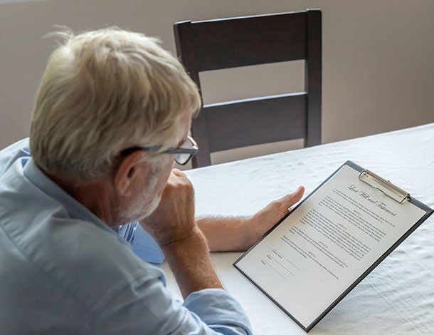 Elder Man Reading Form — Springfield, MO — Dunn Law Firm LLC Elder Man Reading Form — Springfield, MO — Dunn Law Firm LLC