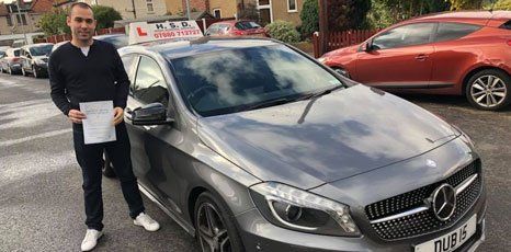 A mock driving test