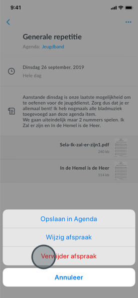 tekst kerk app