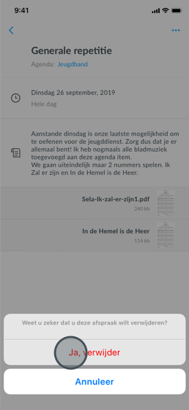 tekst kerk app